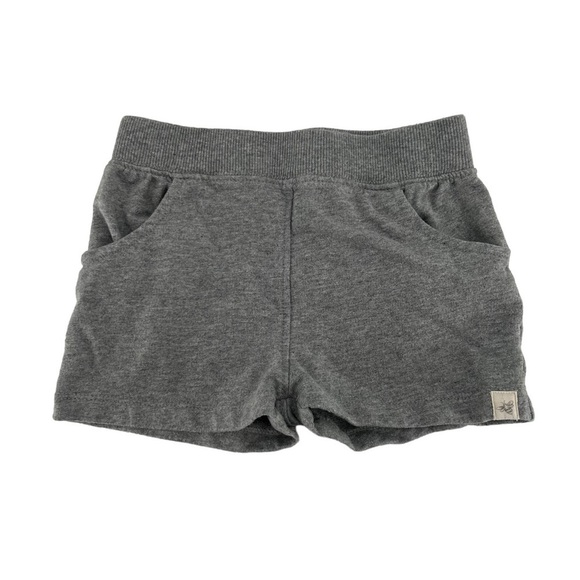 Burt’s Bees Gray Pocket Organic Cotton Shorts Size 4 Toddler - Picture 1 of 5
